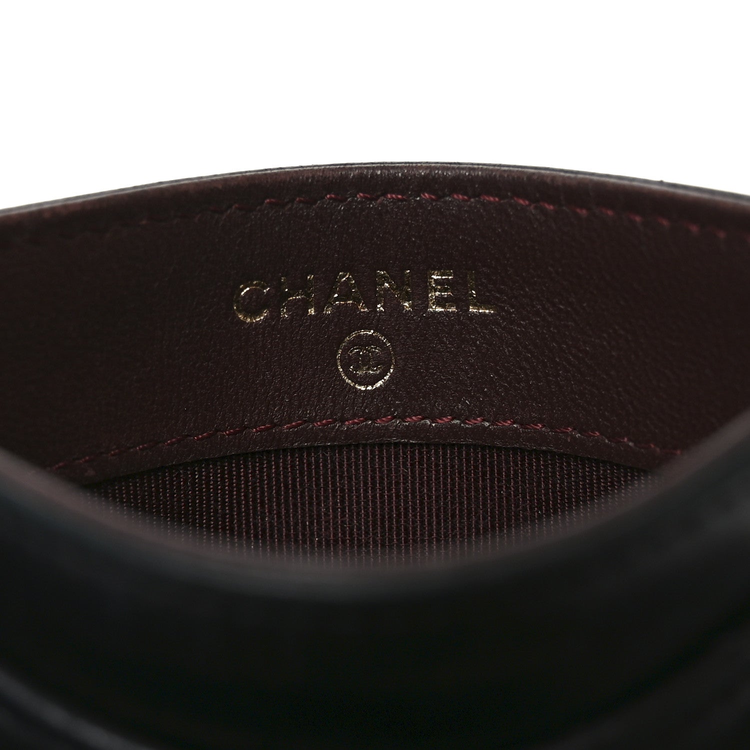 Chanel Lambskin Quilted Card Holder Black 6 of 9