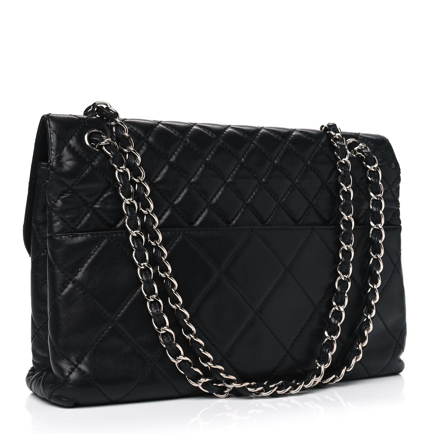 Calfskin Quilted In The Business Flap Bag Black