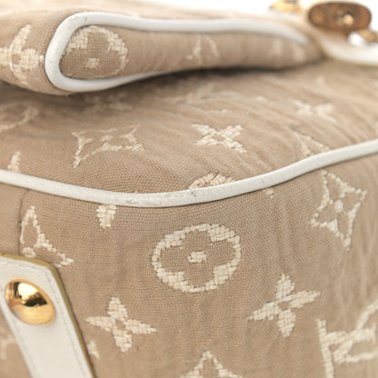 Louis Vuitton Monogram Sabbia Cabas MM White 11 of 15