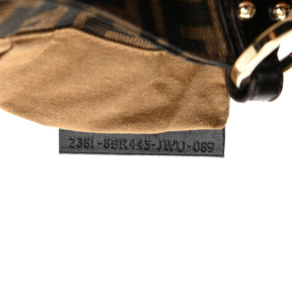 Fendi Zucca Small Chef Shoulder Bag Tobacco 7 of 10