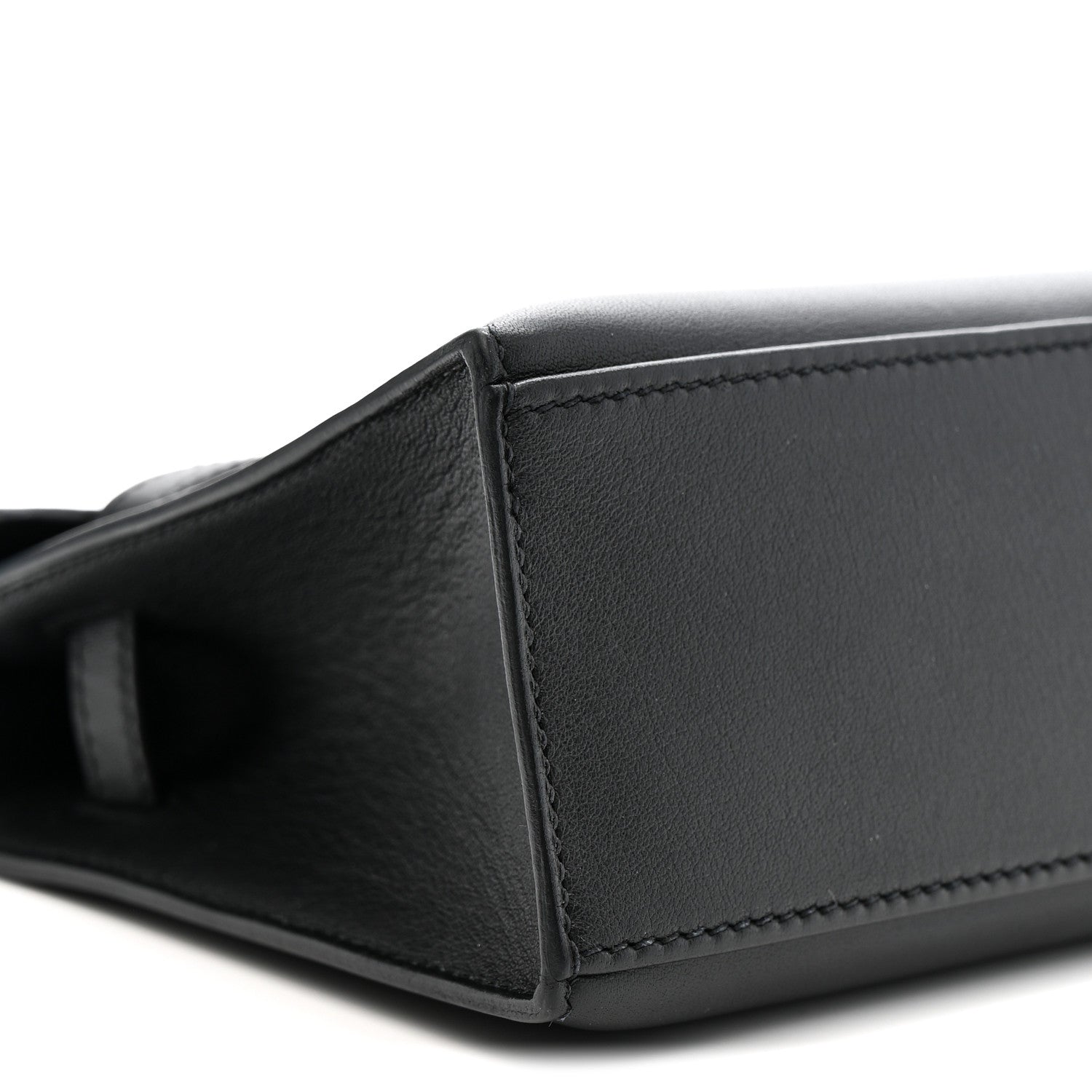Hermes Swift Kelly Pochette Clutch Black 9 of 11