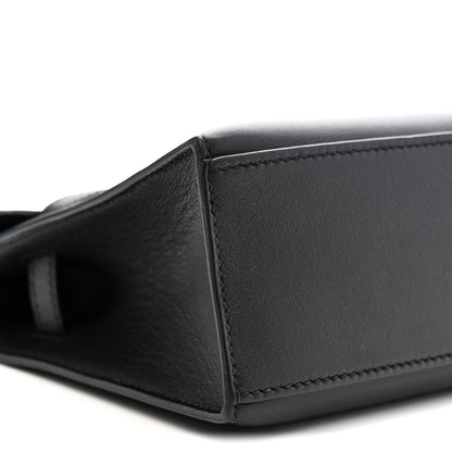 Hermes Swift Kelly Pochette Clutch Black 9 of 11