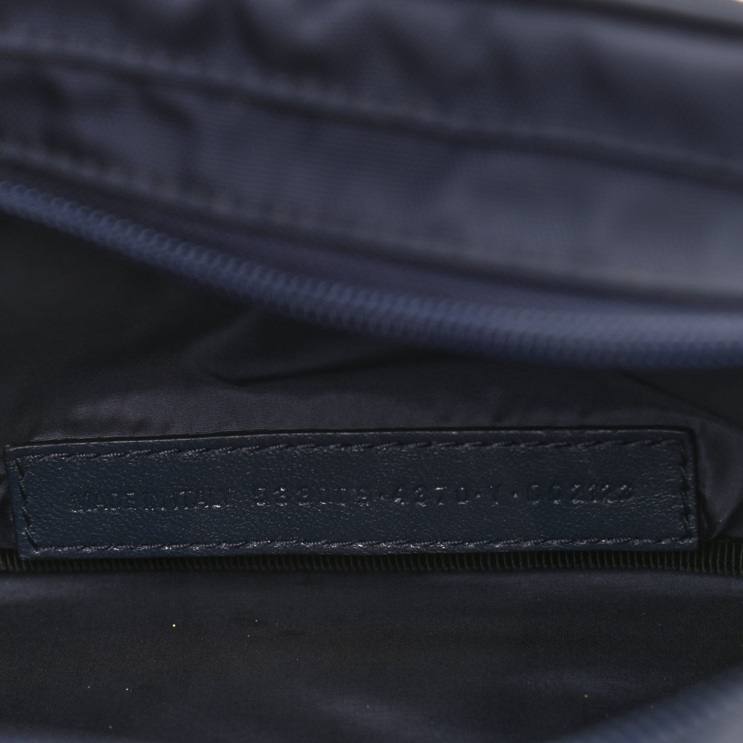 Balenciaga Sport Nylon Logo Embroidered Wheel Beltpack Navy Blue Red 7 of 10