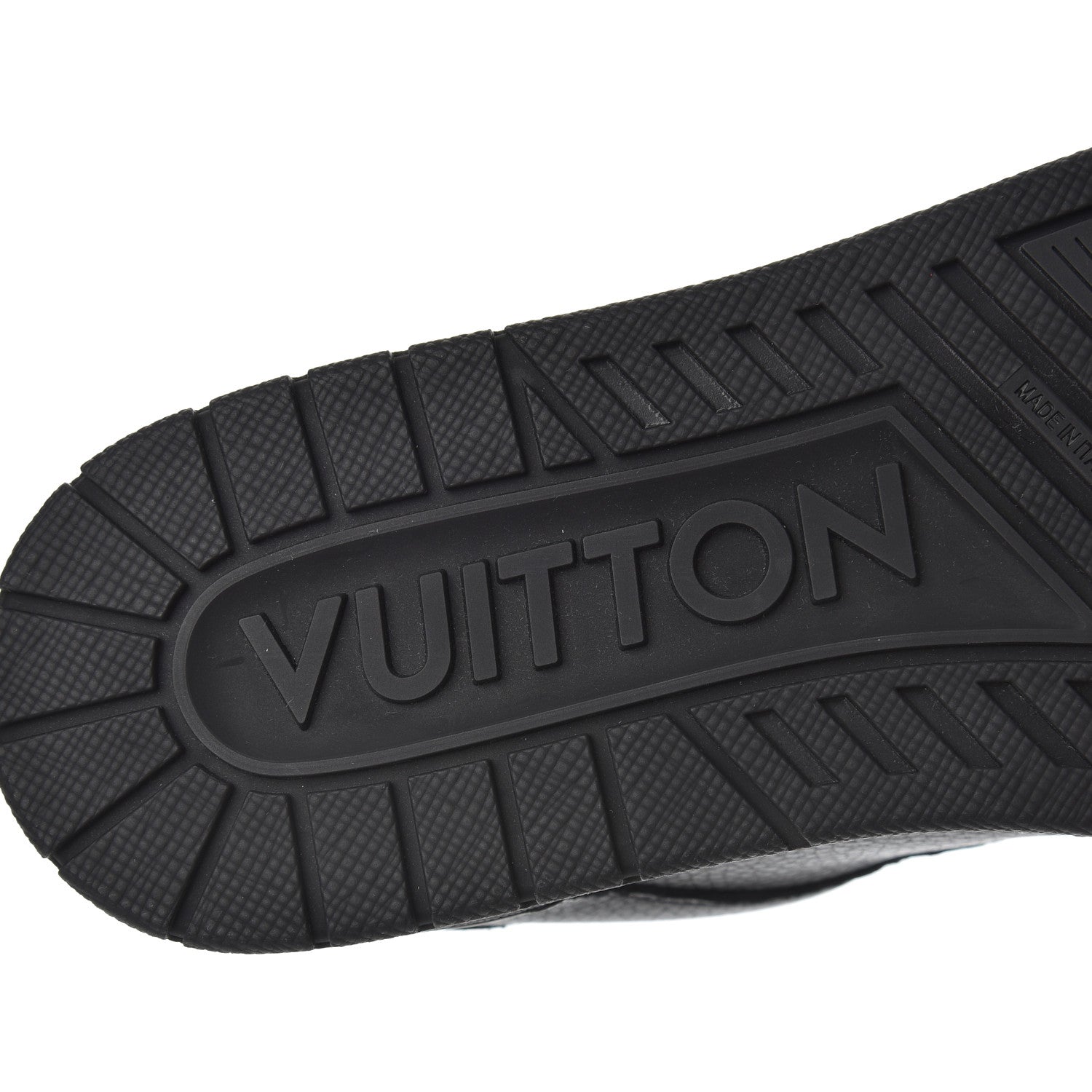 Louis Vuitton Calfskin Mens LV Trainer Sneakers 8 Black 6 of 7