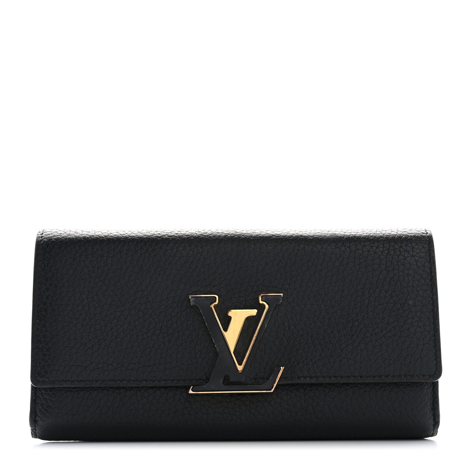 Louis Vuitton Taurillon Capucines Wallet Black 1 of 10
