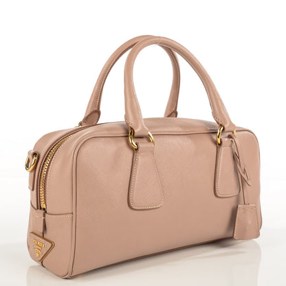Prada Saffiano Lux Small Boston Cammeo 4 of 10
