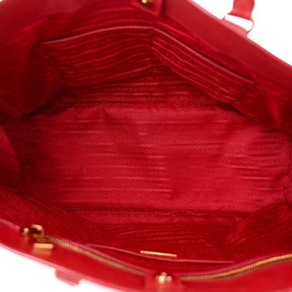 Prada Saffiano Lux Large Tote Fuoco 5 of 18