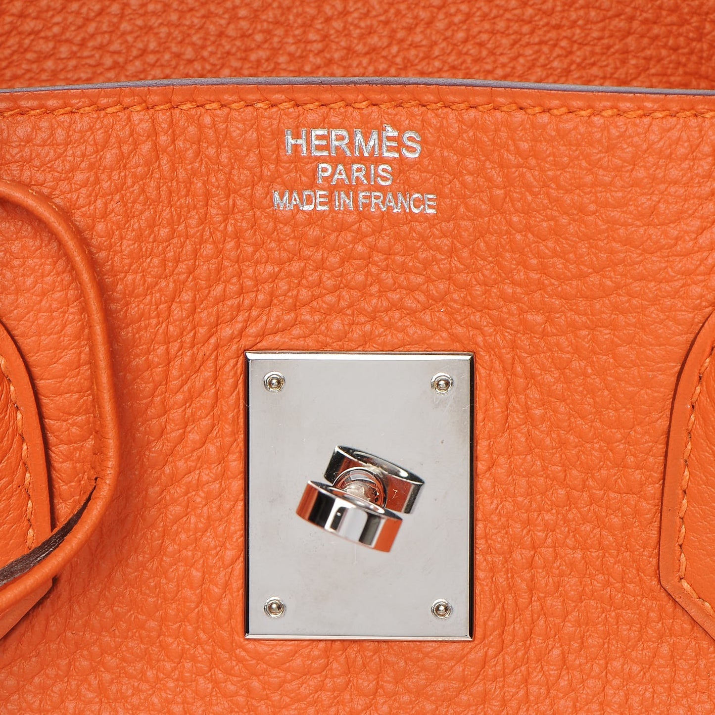 Togo Birkin 35 Orange
