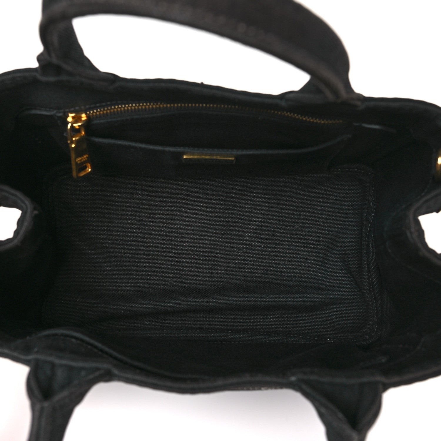 Prada Canapa Small Logo Tote Black 5 of 9