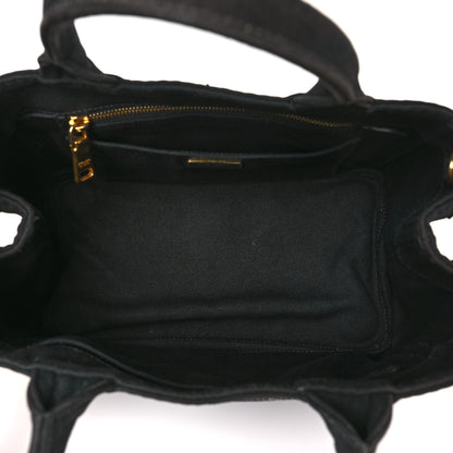 Prada Canapa Small Logo Tote Black 5 of 9
