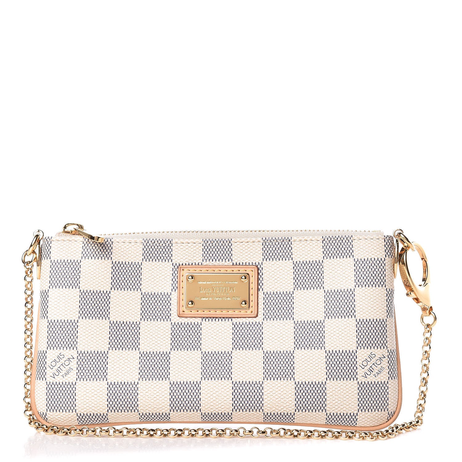 Louis Vuitton Damier Azur Pochette Milla MM 1 of 10