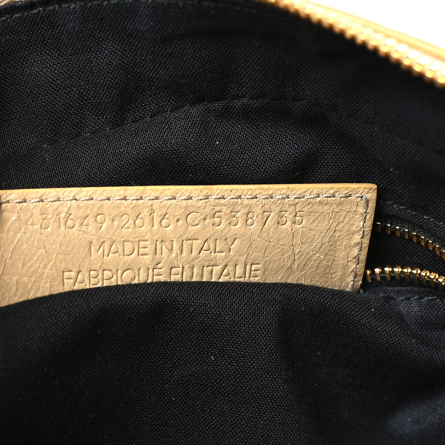 Agneau Classic Gold Hardware XS Reporter Crossbody Beige Sable