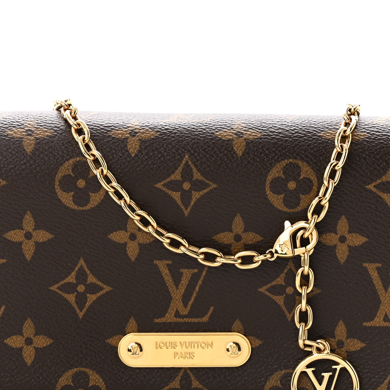 Louis Vuitton Monogram Lily Wallet On Chain 1 of 9