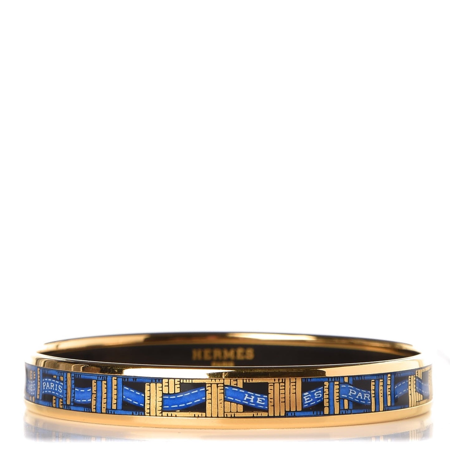 Enamel Printed Narrow Ribbon Bracelet 62