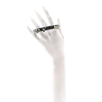 Louis Vuitton Resin Swarovski Large Inclusion Bracelet PM Black 2 of 3