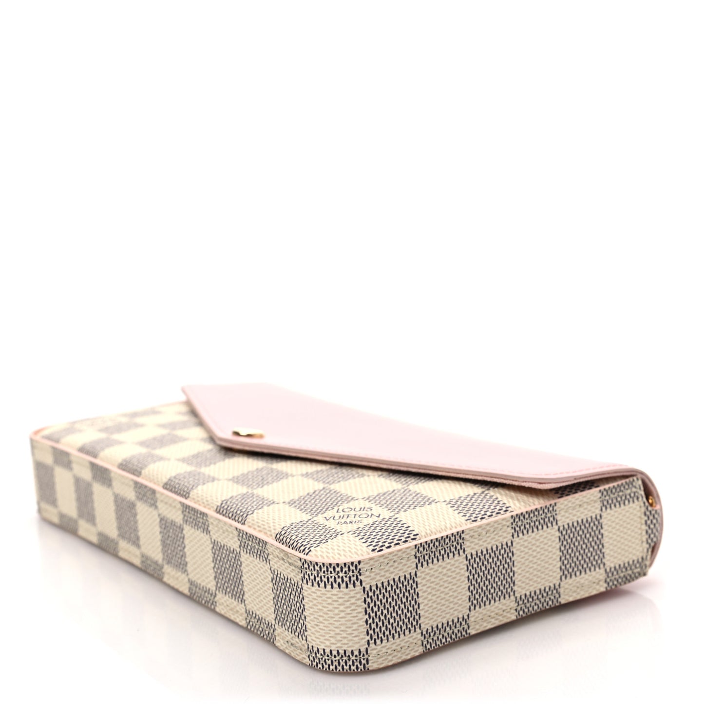 Damier Azur Calfskin Pochette Felicie Eau de Rose