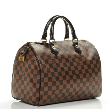 Louis Vuitton Damier Ebene Speedy 30 3 of 8