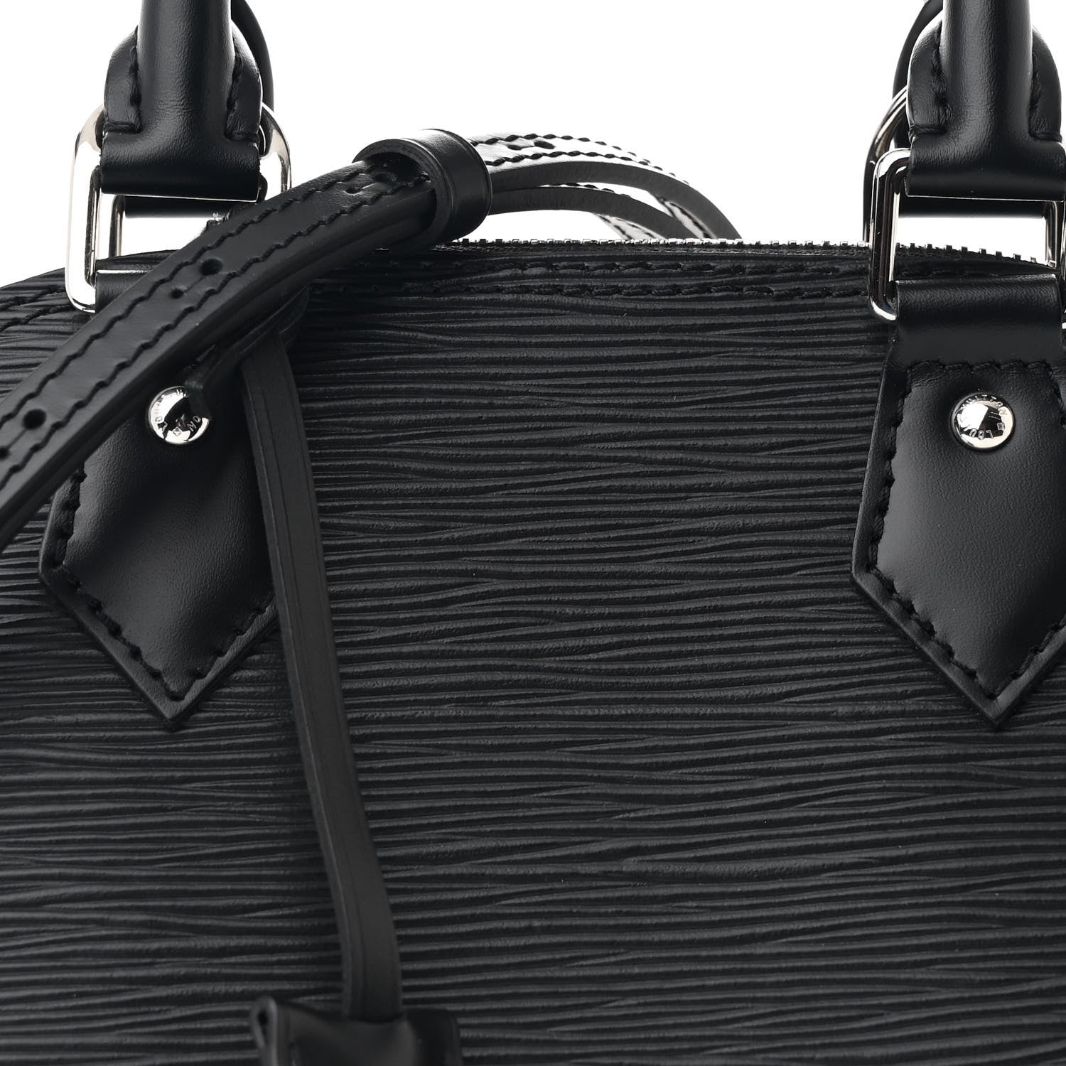 Louis Vuitton Epi Alma BB Black 7 of 10