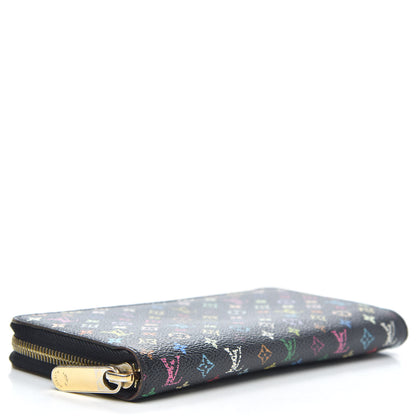 Louis Vuitton Monogram Multicolor Zippy Wallet Black Grenade 4 of 12