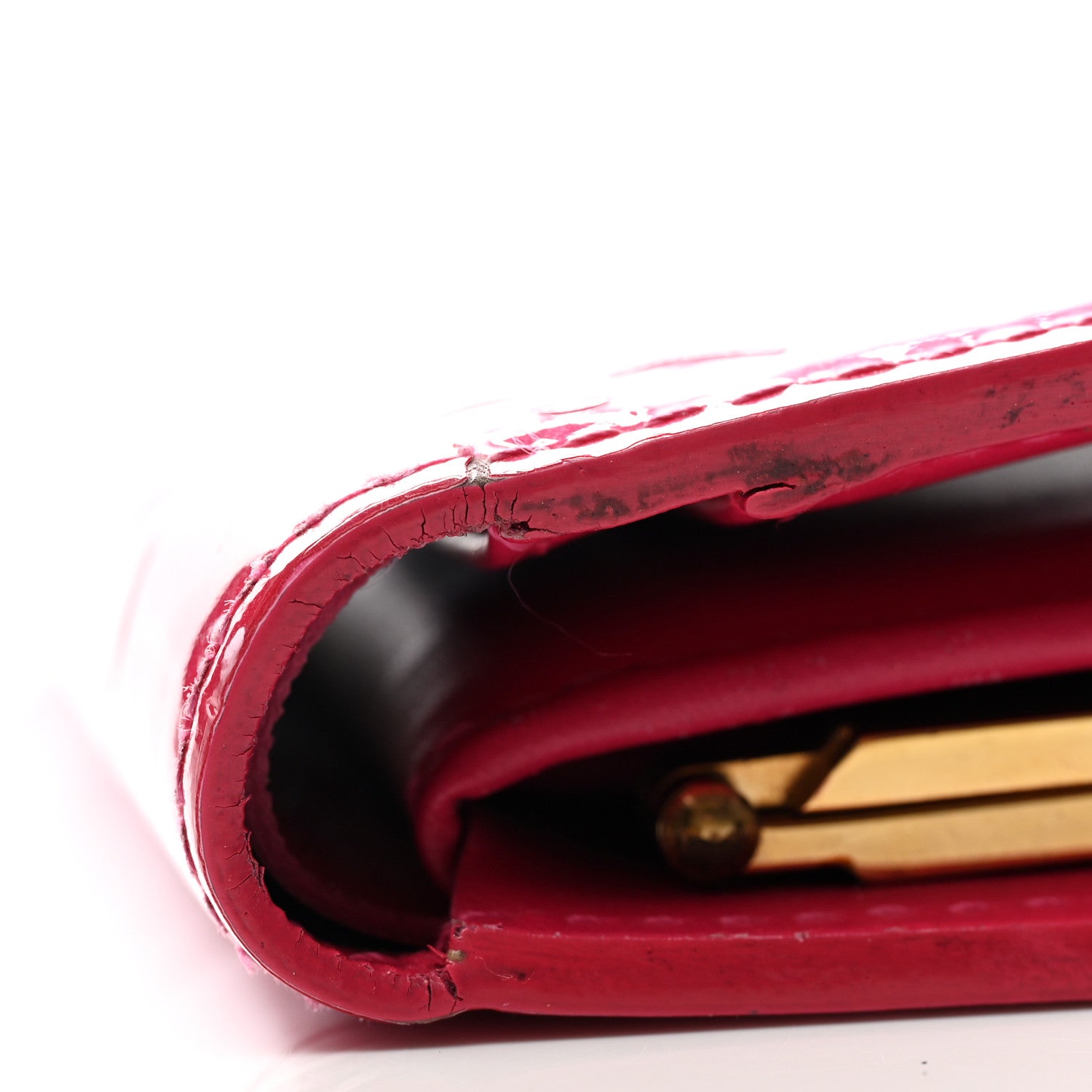Louis Vuitton Vernis French Purse Wallet Fuchsia 7 of 8