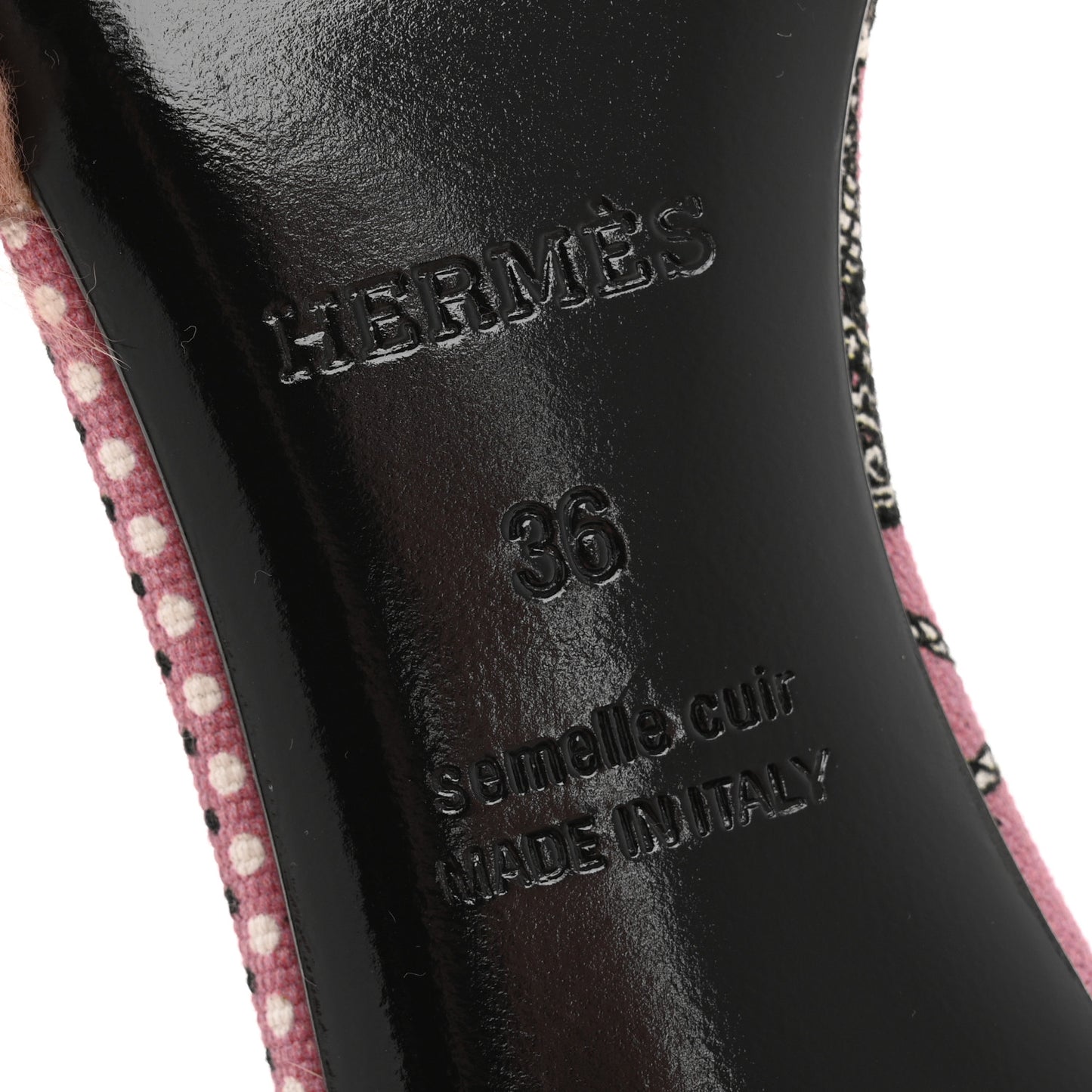 Mink Fur Oasis Sandals 36 Granit Pink