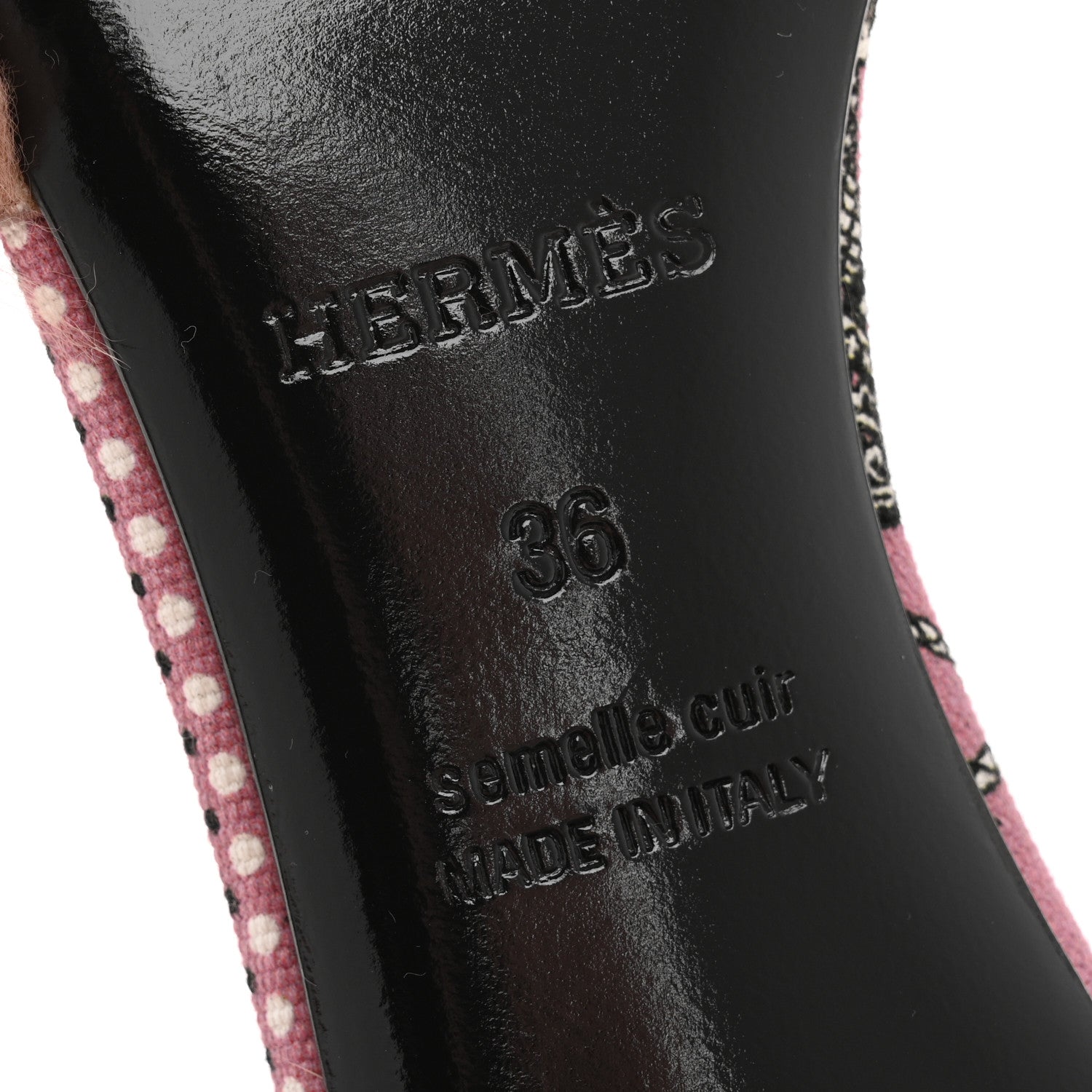Hermes Mink Fur Oasis Sandals 36 Granit Pink 7 of 10