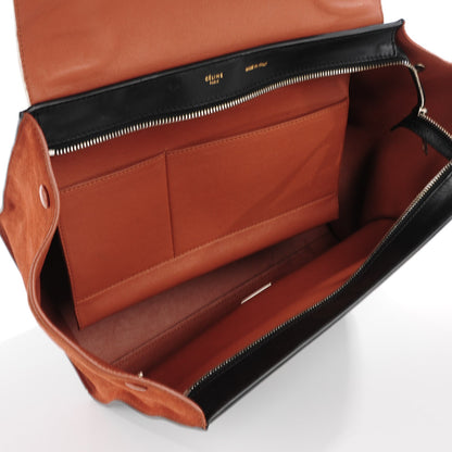 Celine Smooth Calfskin Suede Medium Tri-Color Trapeze 6 of 7