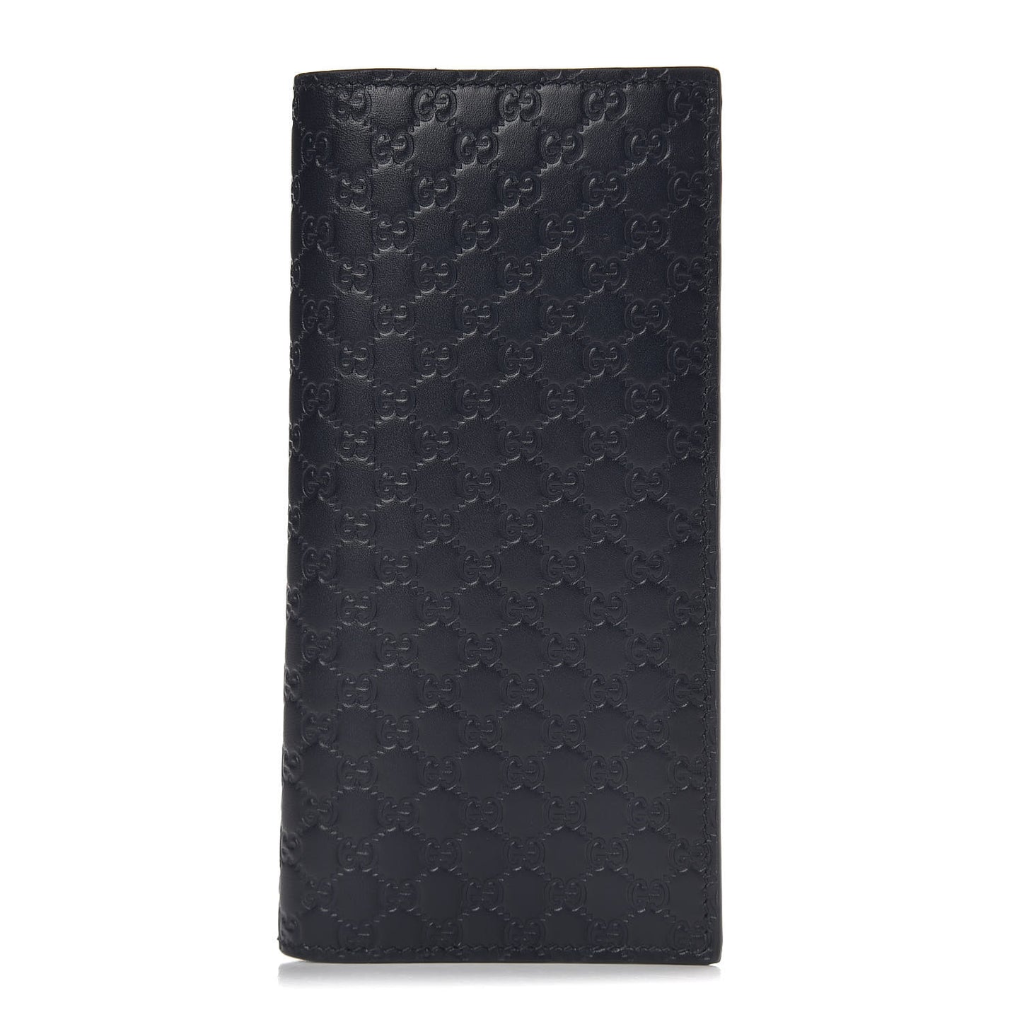 Microguccissima Bi-Fold Organizer Wallet Blue