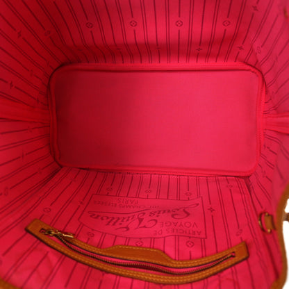 Louis Vuitton Monogram Roses Neverfull MM 5 of 13