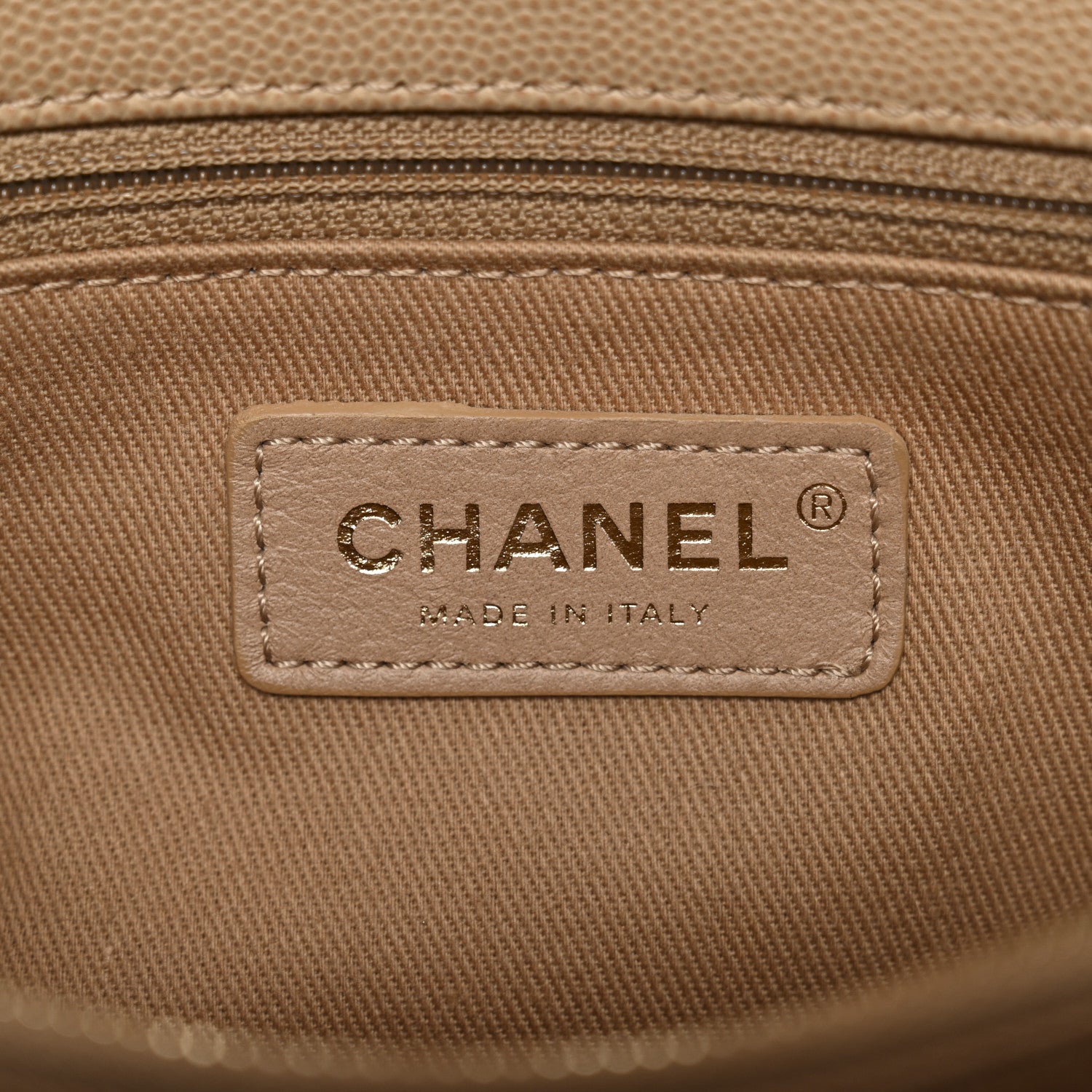 Chanel Caviar Quilted Small Coco Handle Flap Beige 6 of 13