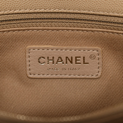 Chanel Caviar Quilted Small Coco Handle Flap Beige 6 of 13
