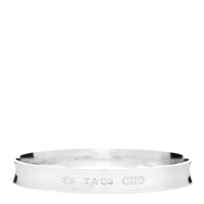 Tiffany Sterling Silver 1837 Bangle Bracelet 1 of 4