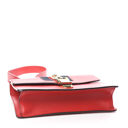 Gucci Calfskin Small Sylvie Shoulder Bag Hibiscus Red 4 of 15