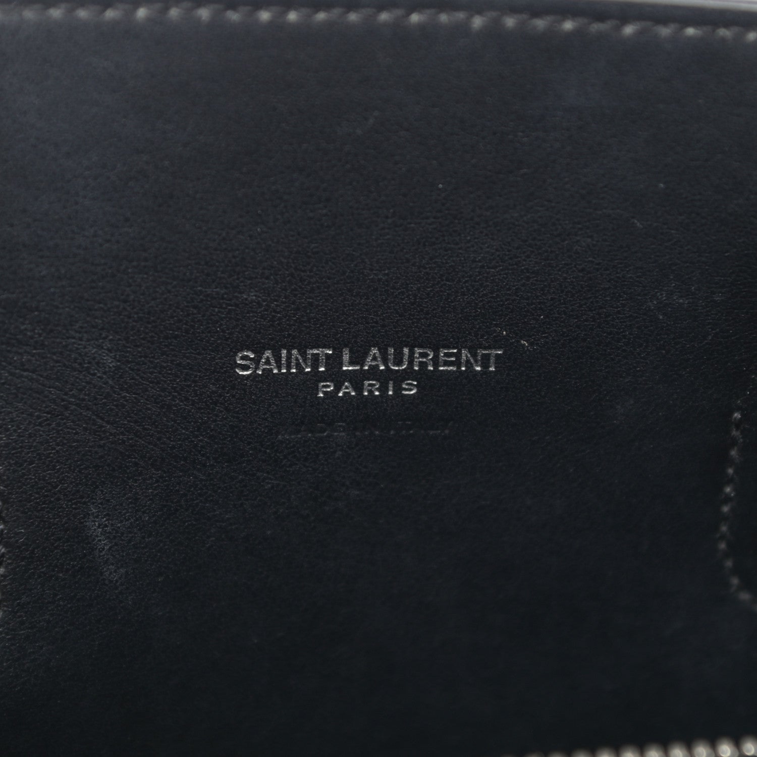 Saint Laurent Grained Calfskin Baby Sac De Jour Black 6 of 9