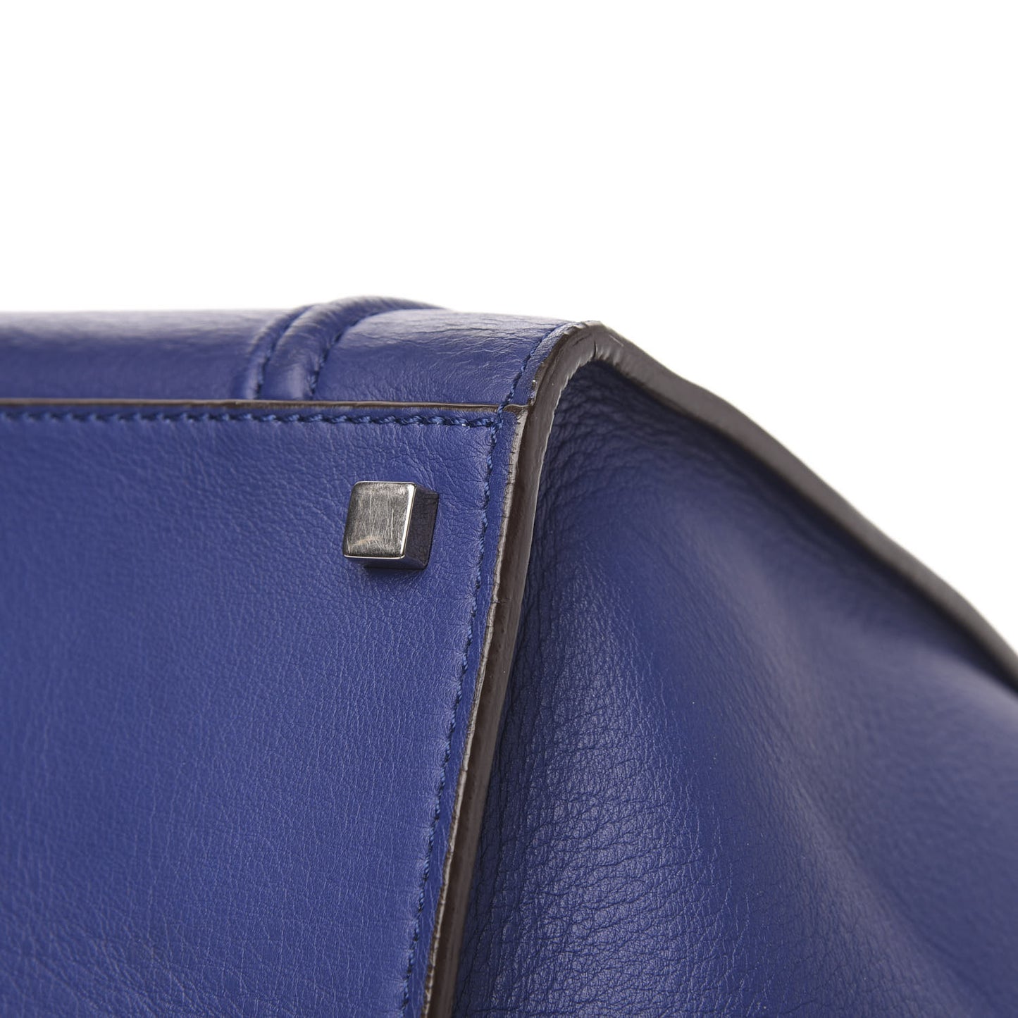 Supple Calfskin Medium Phantom Luggage Indigo