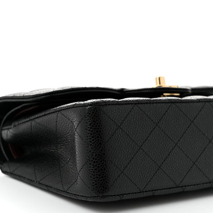 Chanel Caviar Quilted Small Double Flap Black 9 of 11
