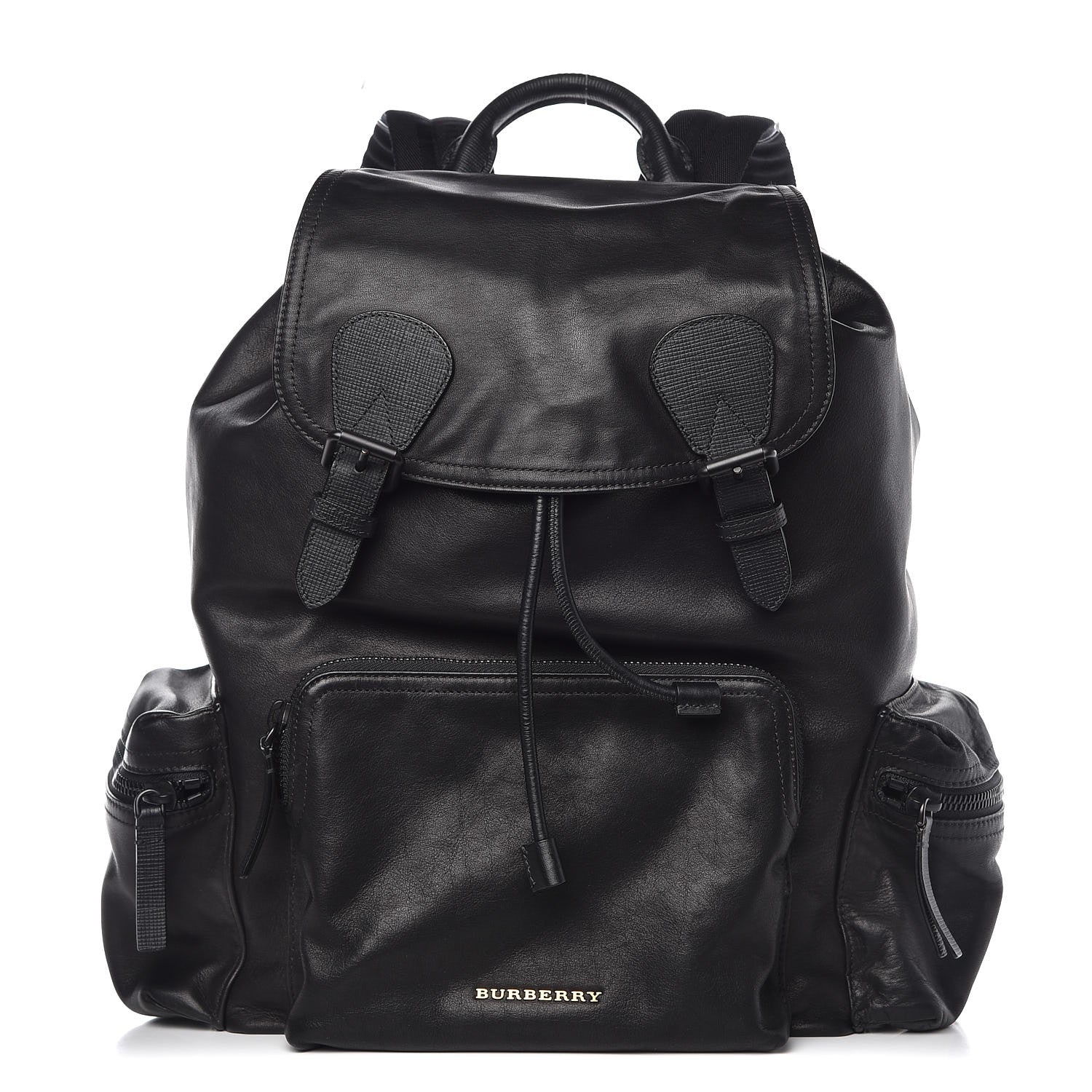 Burberry Weatherproof Calfskin Large Rucksack Backpack Black 1 of 8