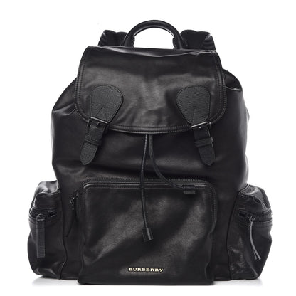 Burberry Weatherproof Calfskin Large Rucksack Backpack Black 1 of 8