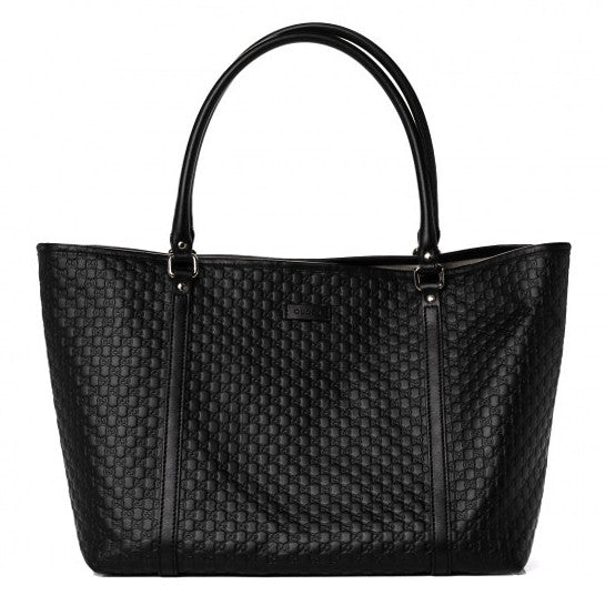 Microguccissima Medium Joy Tote Black