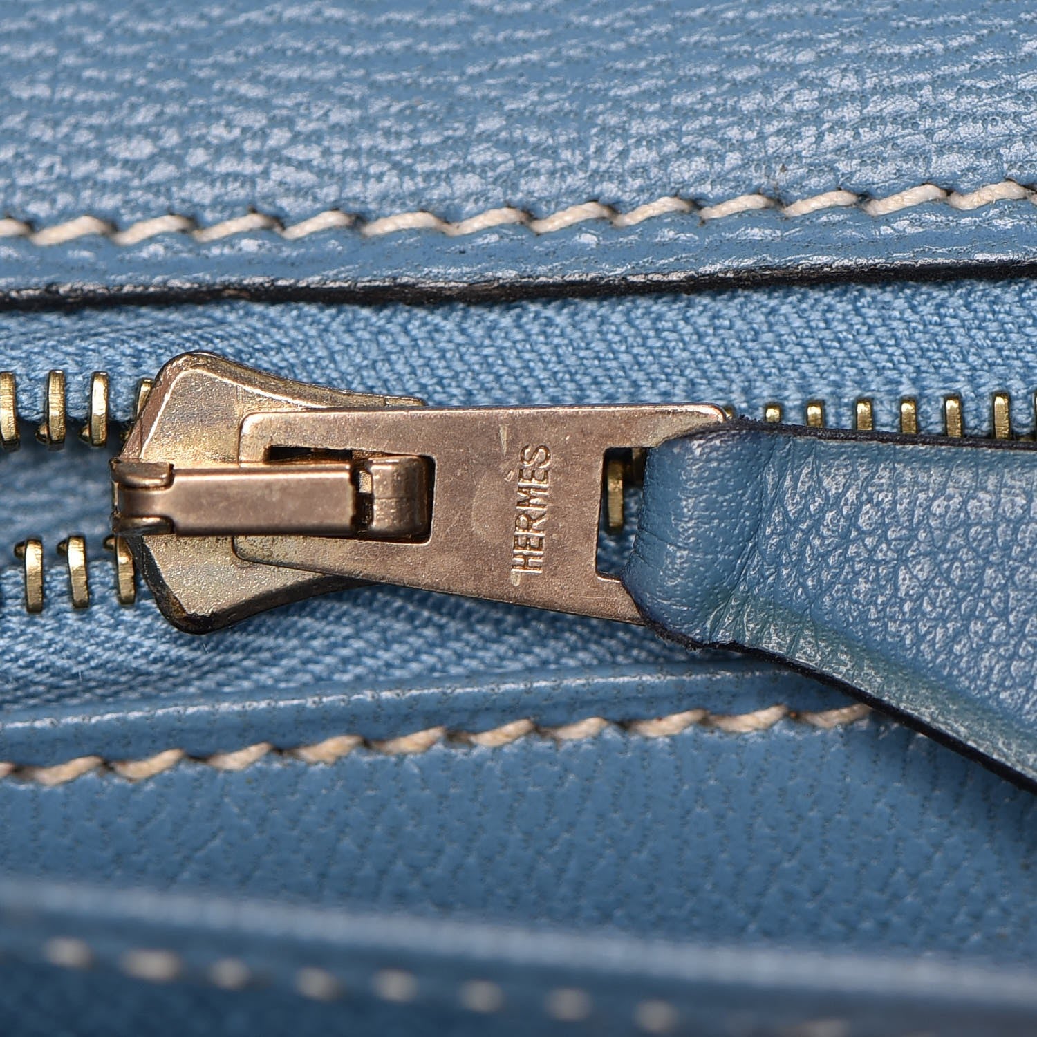 Hermes Gulliver Birkin 35 Blue Jean 25 of 33