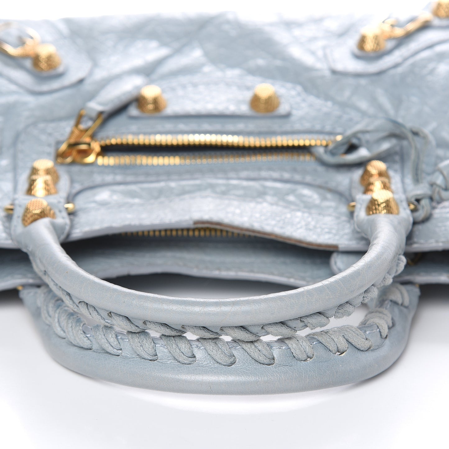 Agneau Giant 12 Gold Hardware Mini City Bleu Opaline