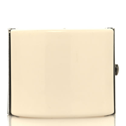 Chanel Resin Crystal CC Wide Cuff Ivory 3 of 7