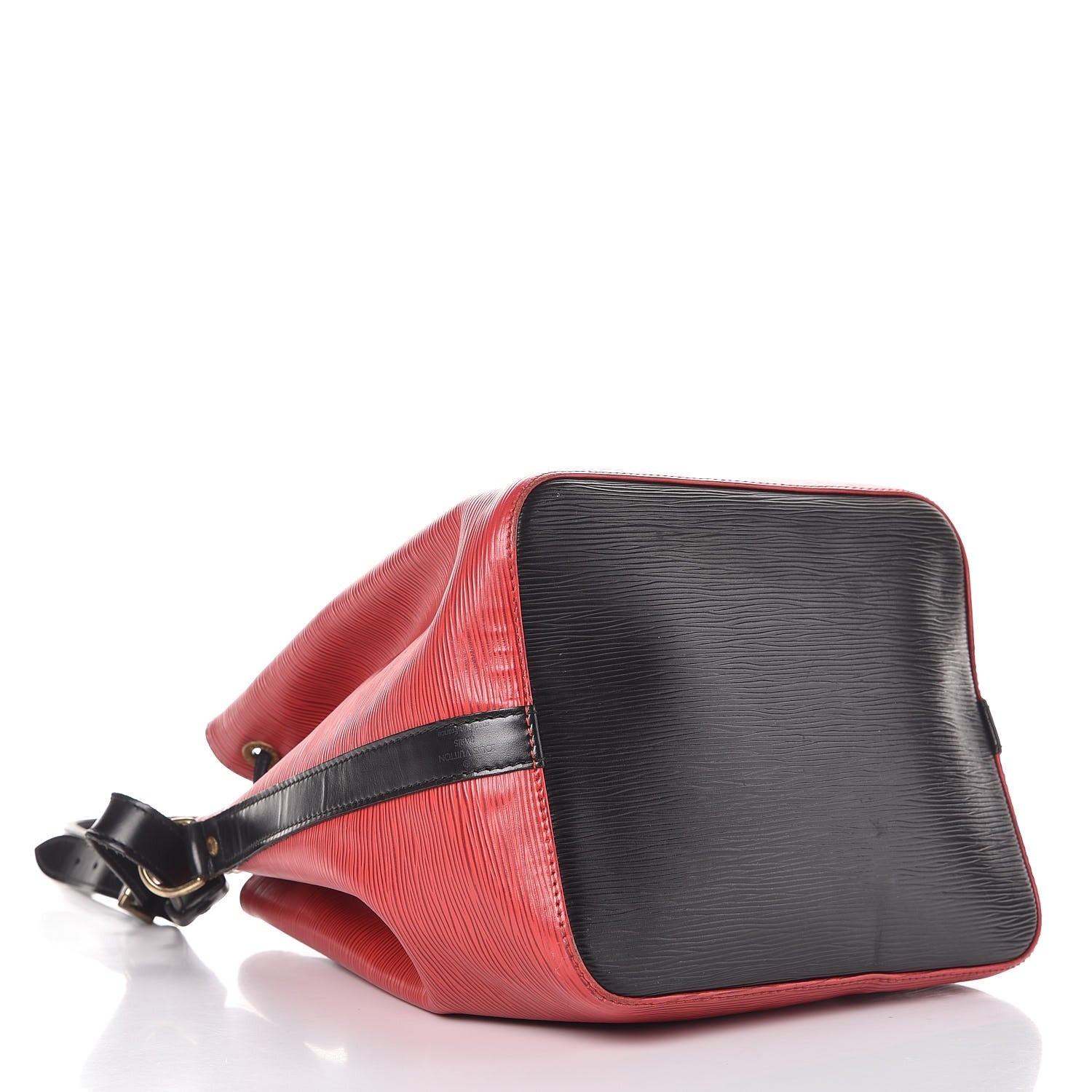 Louis Vuitton Epi Petit Bi-Color Noe Castillan Red Black 4 of 15