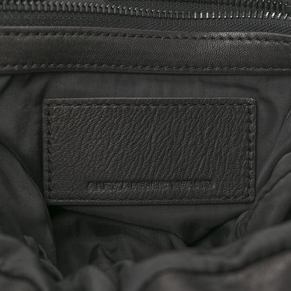 Alexander Wang Lambskin Marti Backpack Bag Washed Black Iridescent Hardware 6 of 13