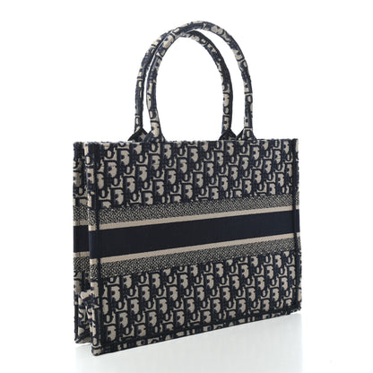 Christian Dior Oblique Medium Book Tote Blue Multicolor 3 of 9