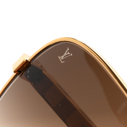 Louis Vuitton Attitude Sunglasses Z0259U Gold 7 of 8