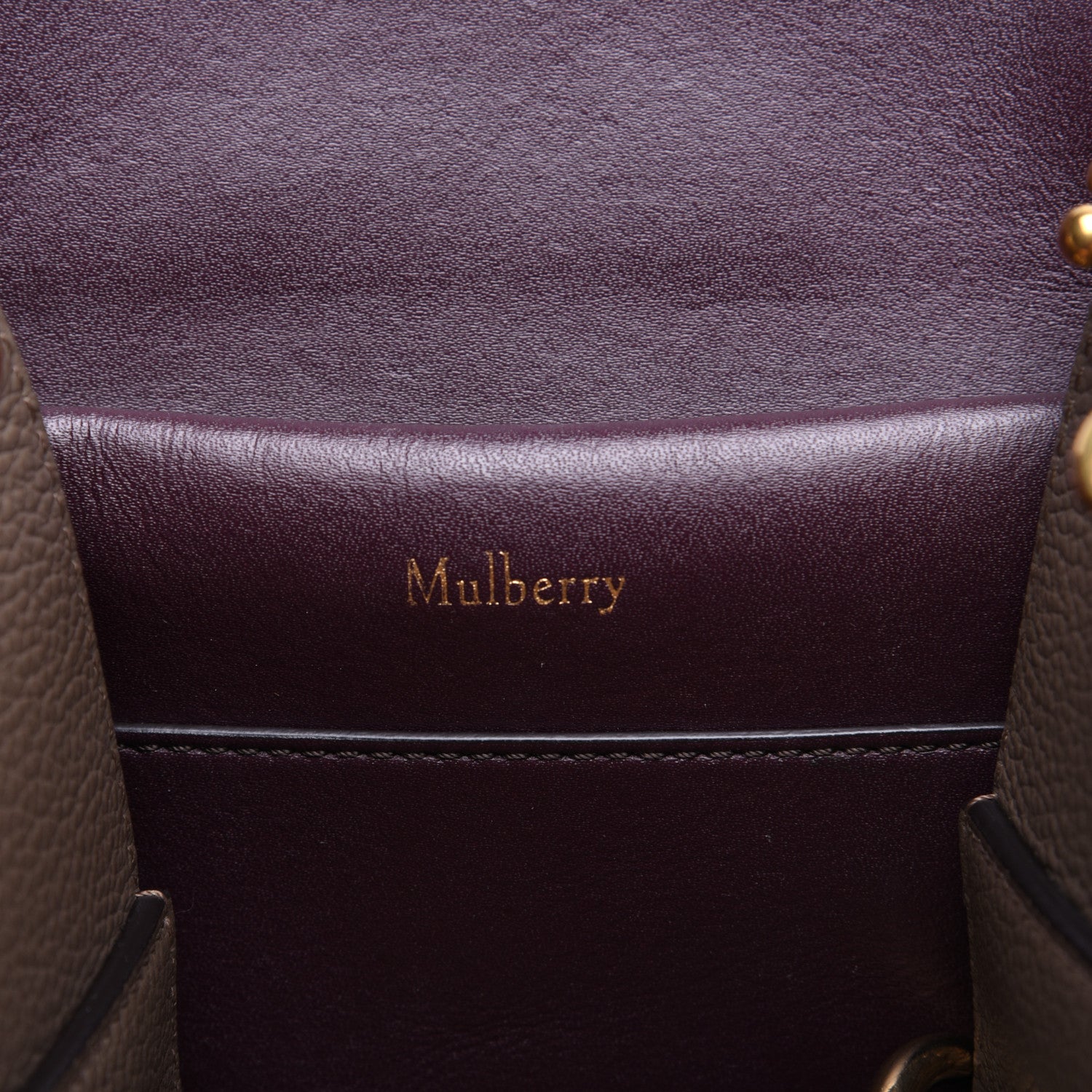 Mulberry Classic Grain Small Maple Tote Clay 8 of 11