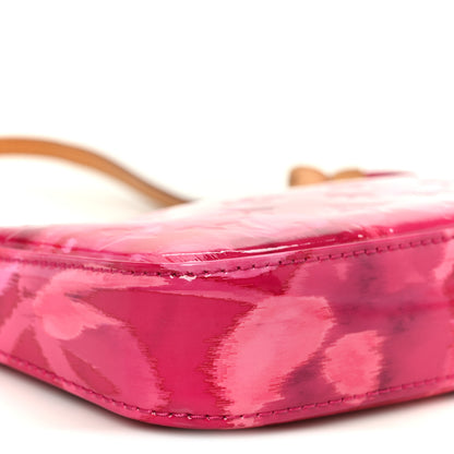 Louis Vuitton Vernis Ikat Pochette Accessories NM Rose Indien 9 of 10