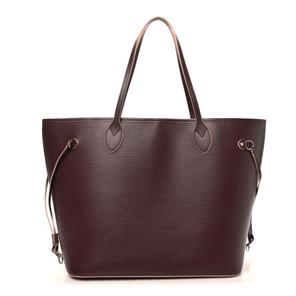 Louis Vuitton Epi Neverfull MM Prune Rose Poudre 1 of 11
