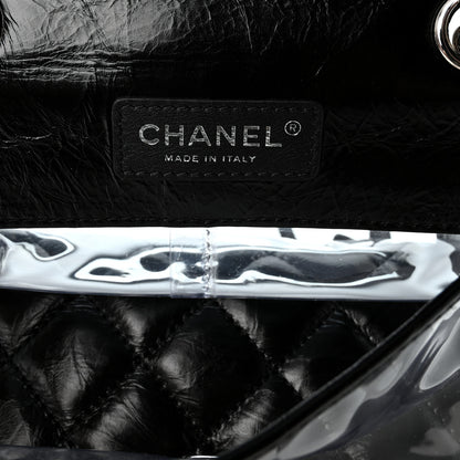 Chanel Crumpled Calfskin PVC Quilted Backpack Black 6 of 10